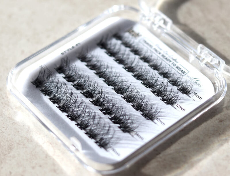 READY to WEAR Pre-Glued Cluster Lashes TRAVEL EDITION 'Style #1' - 40pk Clusters