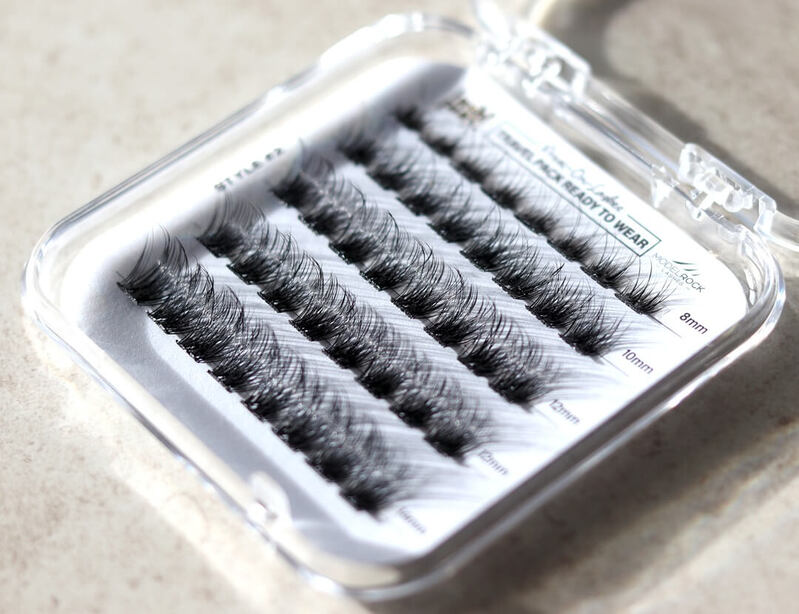 READY to WEAR Pre-Glued Cluster Lashes TRAVEL EDITION 'Style #2' - 40pk Clusters