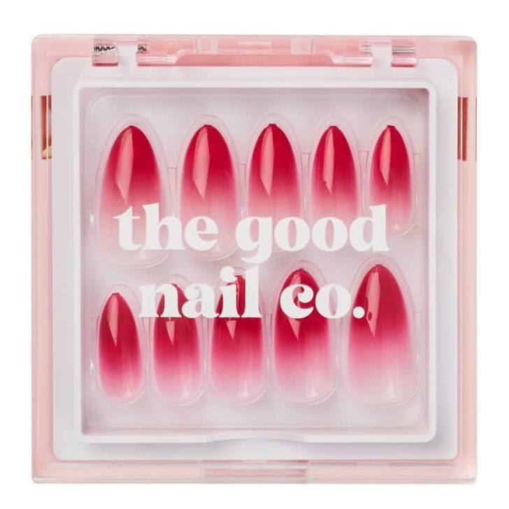 THE GOOD NAIL CO - Press-On Nails Travel Kit Edition - 'JAM DONUT' - Medium Almond