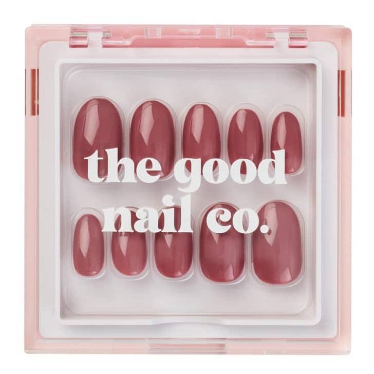 THE GOOD NAIL CO - Press-On Nails Travel Kit Edition - 'MOOSEY' - Short Oval