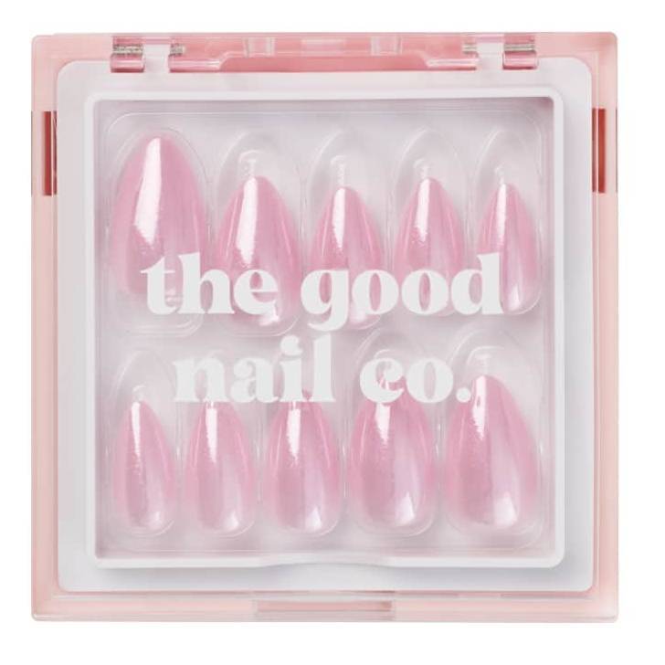 THE GOOD NAIL CO - Press-On Nails Travel Kit Edition - 'SPARKLING LILAC' - Short Almond