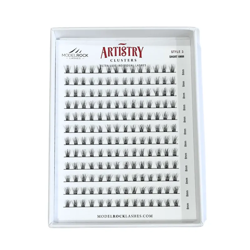 BULK TRAY - ARTISTRY Clusters - Style #3 - SHORT 8mm - 168 / Pk Clusters