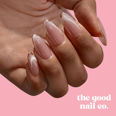 THE GOOD NAIL CO - Press-On Gel Nail Kit - 'SAHARA SPARKLE' - Medium Almond