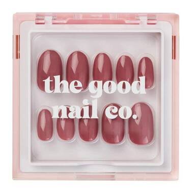 THE GOOD NAIL CO - Press-On Nails Travel Kit Edition - 'MOOSEY' - Short Oval