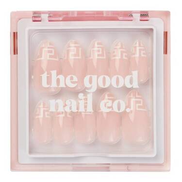 THE GOOD NAIL CO - Press-On Nails Travel Kit Edition - 'SOCIALITE WHITE' - Medium Almond