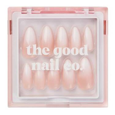 THE GOOD NAIL CO - Press-On Nails Travel Kit Edition - 'MILK CARAMEL OMBRE' - Medium Almond