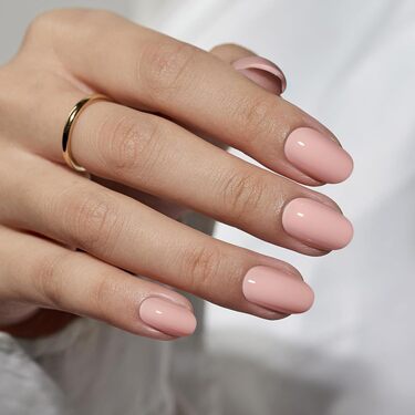 THE GOOD NAIL CO - Press-On Gel Nail Kit - 'NUDIE PINK' - Short Oval