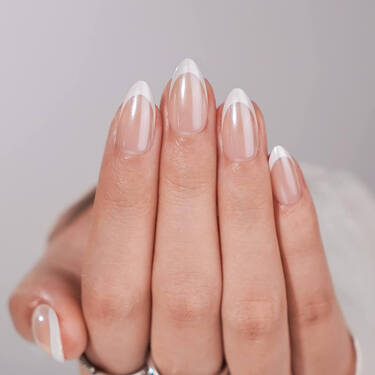 THE GOOD NAIL CO - Press-On Gel Nail Kit - 'GLAZED FRENCHIE' - Short Almond