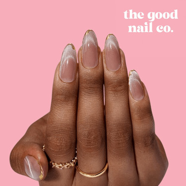 THE GOOD NAIL CO - Press-On Gel Nail Kit - 'SAHARA SPARKLE' - Medium Almond