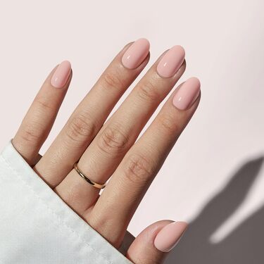 THE GOOD NAIL CO - Press-On Gel Nail Kit - 'NUDIE PINK' - Short Oval