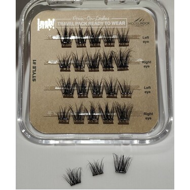 READY TO WEAR 'Plant Fibre' Press-on Lashes - Style #1