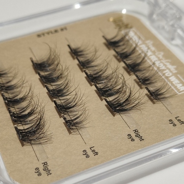 READY TO WEAR 'Plant Fibre' Press-on Lashes - Style #1