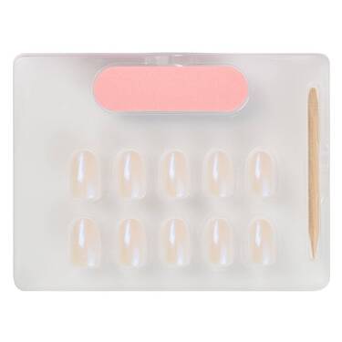 THE GOOD NAIL CO - Press-On Gel Nail Kit - 'IRIDESCENT OPAL' - Short Oval