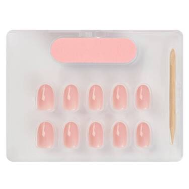 THE GOOD NAIL CO - Press-On Gel Nail Kit - 'NUDIE PINK' - Short Oval