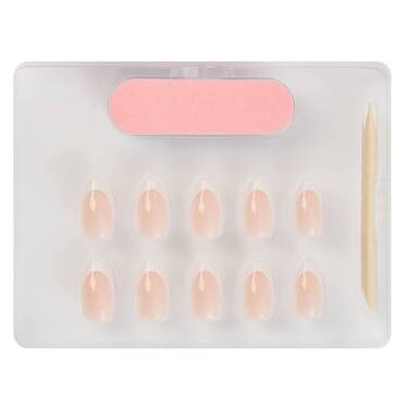 THE GOOD NAIL CO - Press-On Gel Nail Kit - 'NATURAL FRENCHIE' - Short Almond