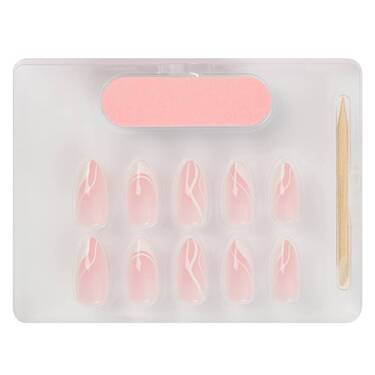 THE GOOD NAIL CO - Press-On Gel Nail Kit - 'SWIRL' - Medium Almond