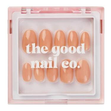 THE GOOD NAIL CO - Press-On Nails Travel Kit Edition - 'MISS HONEY' - Short Oval