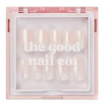 THE GOOD NAIL CO - Press-On Nails Travel Kit Edition - 'MOON SPARKLE' - Short Oval