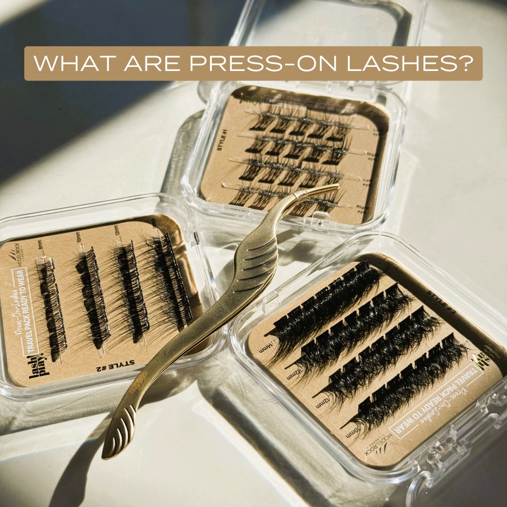 What are press-on lashes