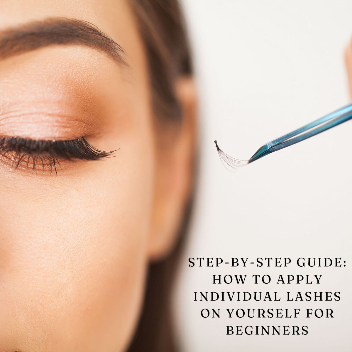 Step by step individual lashes