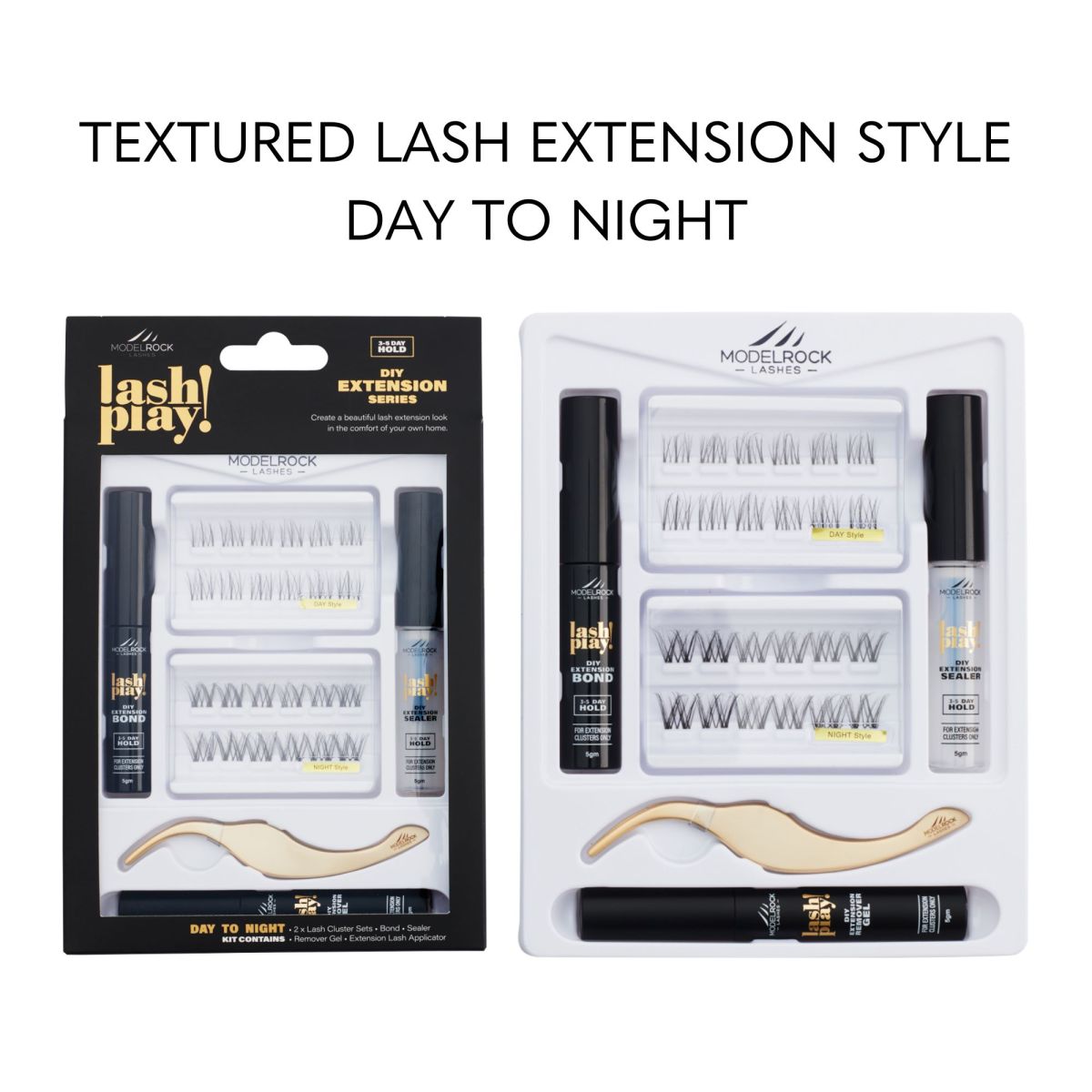 Textured lash extensions