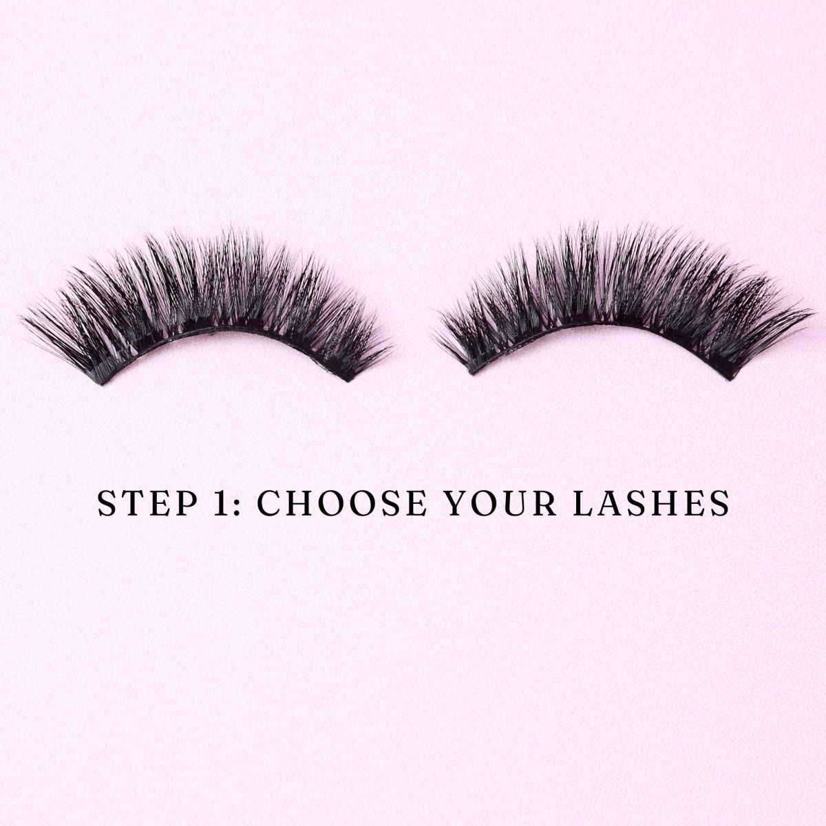 prep for layered lashes