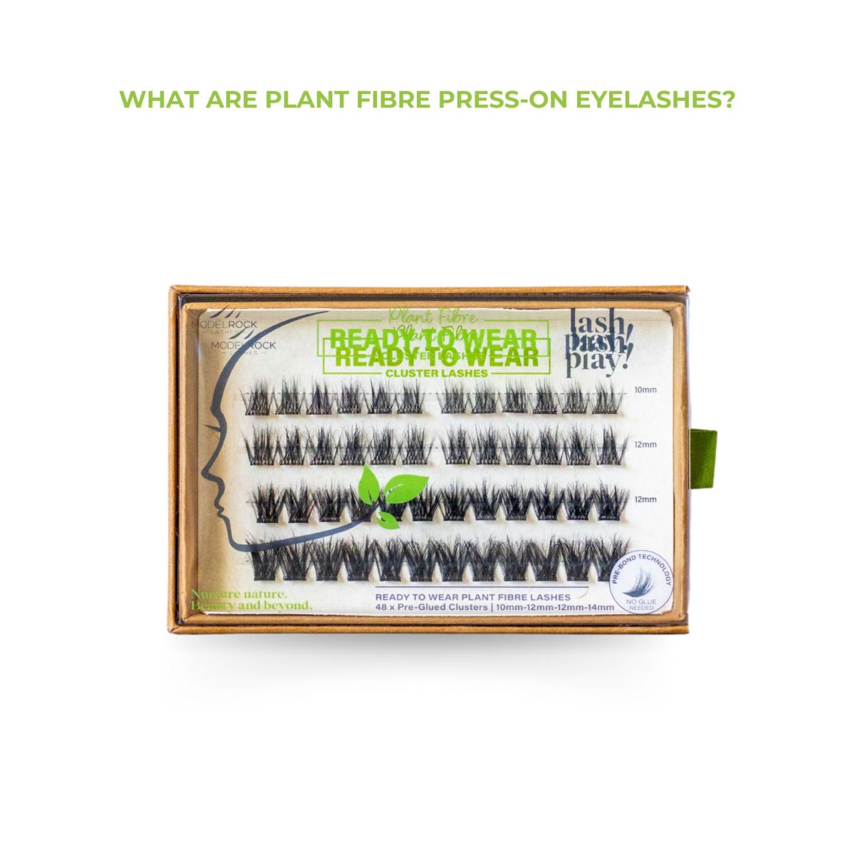 what are plant fibre press-on lashes?