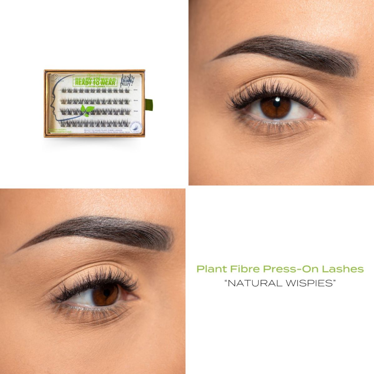 natural plant fibre lashes