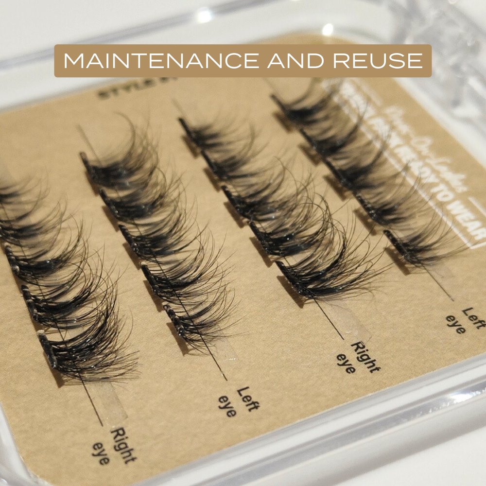 how to maintain press on lashes