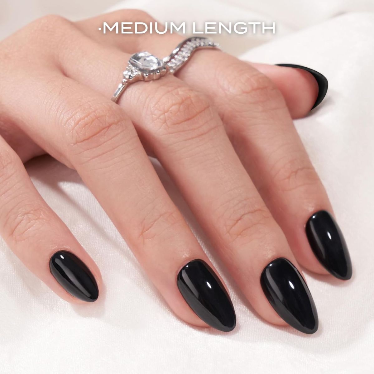 medium press-on nails