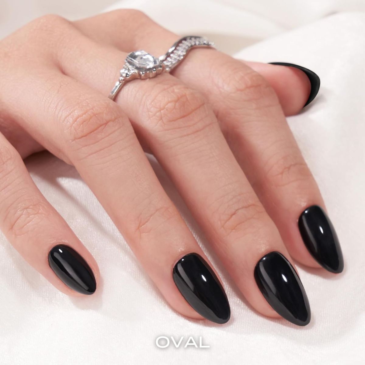 oval shaped press-on nails