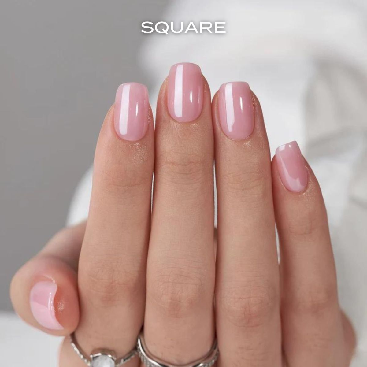 square press-on nails