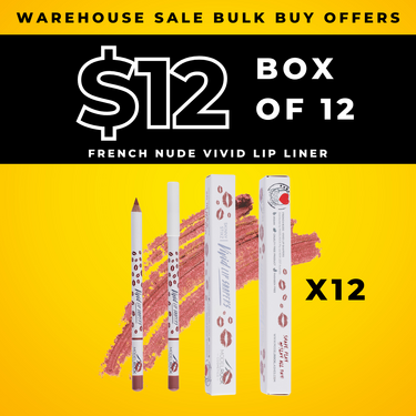 BULK BUY (12 Pack) - TRADITIONAL Lip Pencil - FRENCH NUDE