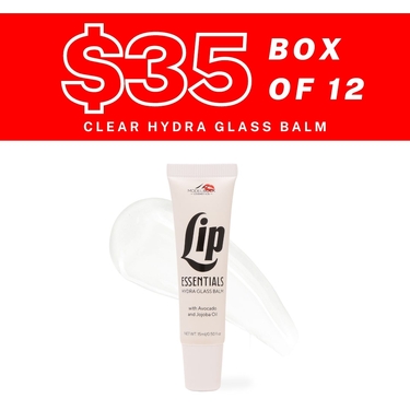 BULK BUY (12 Pack) - LIP BALM - Clear - Hydra Silk Gloss