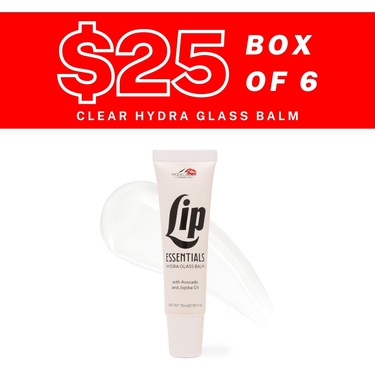 BULK BUY (6 Pack) - LIP BALM - Clear - Hydra Silk Gloss