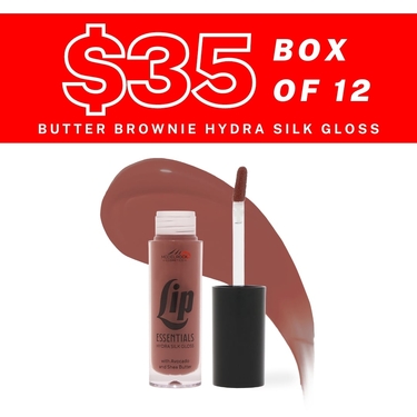 BULK BUY (12 Pack) - BUTTER BROWNIE - Hydra Silk Gloss