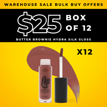 BULK BUY (12 Pack) - BUTTER BROWNIE - Hydra Silk Gloss