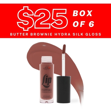 BULK BUY (6 Pack) - BUTTER BROWNIE - Hydra Silk Gloss