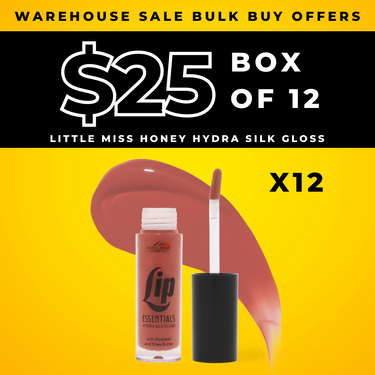 BULK BUY (12 Pack) - LITTLE MISS HONEY - Hydra Silk Gloss