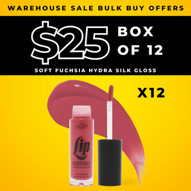 BULK BUY (12 Pack) - SOFT FUCHSIA - Hydra Silk Gloss