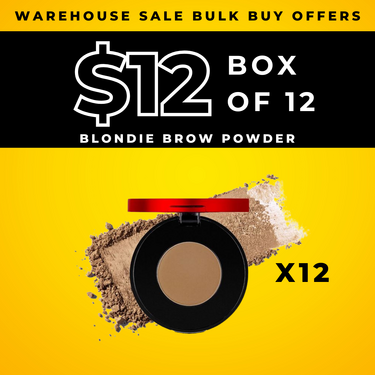 CLEARANCE  -  BULK BUY (12 Pack) - BROW POWDER - *BLONDIE*