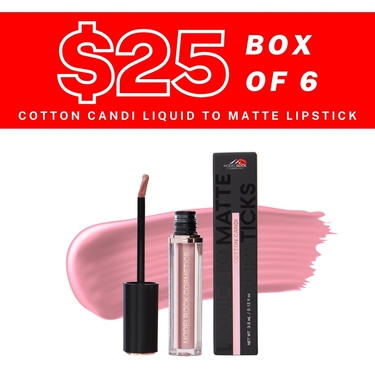 BULK BUY (6 Pack) - COTTON CANDI - Liquid to Matte Lipstick