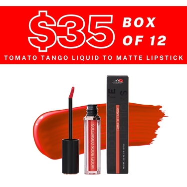 CLEARANCE  -  BULK BUY (12 Pack) - TOMATO TANGO - Liquid to Matte Lipstick