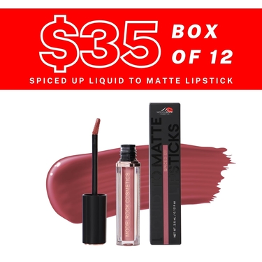 BULK BUY (12 Pack) - SPICED UP - Liquid to Matte Lipstick