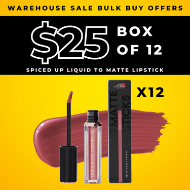 BULK BUY (12 Pack) - SPICED UP - Liquid to Matte Lipstick