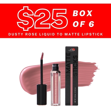 BULK BUY (6 Pack) - DUSTY ROSE - Liquid to Matte Lipstick