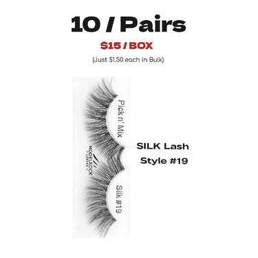 BULK BUY (10 pairs) - Pick 'n' Mix Lash - SILK Style #19