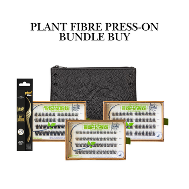 Plant Fibre Press-On Lashes Bundle - 5pce