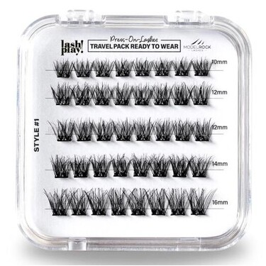 READY to WEAR Pre-Glued Cluster Lashes TRAVEL EDITION 'Style #1' - 40pk Clusters