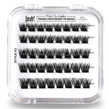 READY to WEAR Pre-Glued Cluster Lashes TRAVEL EDITION 'Style #3' - 40pk Clusters